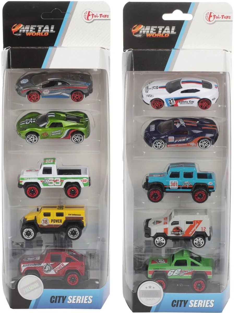 Toi-Toys Metal Rally Raceauto's 5st