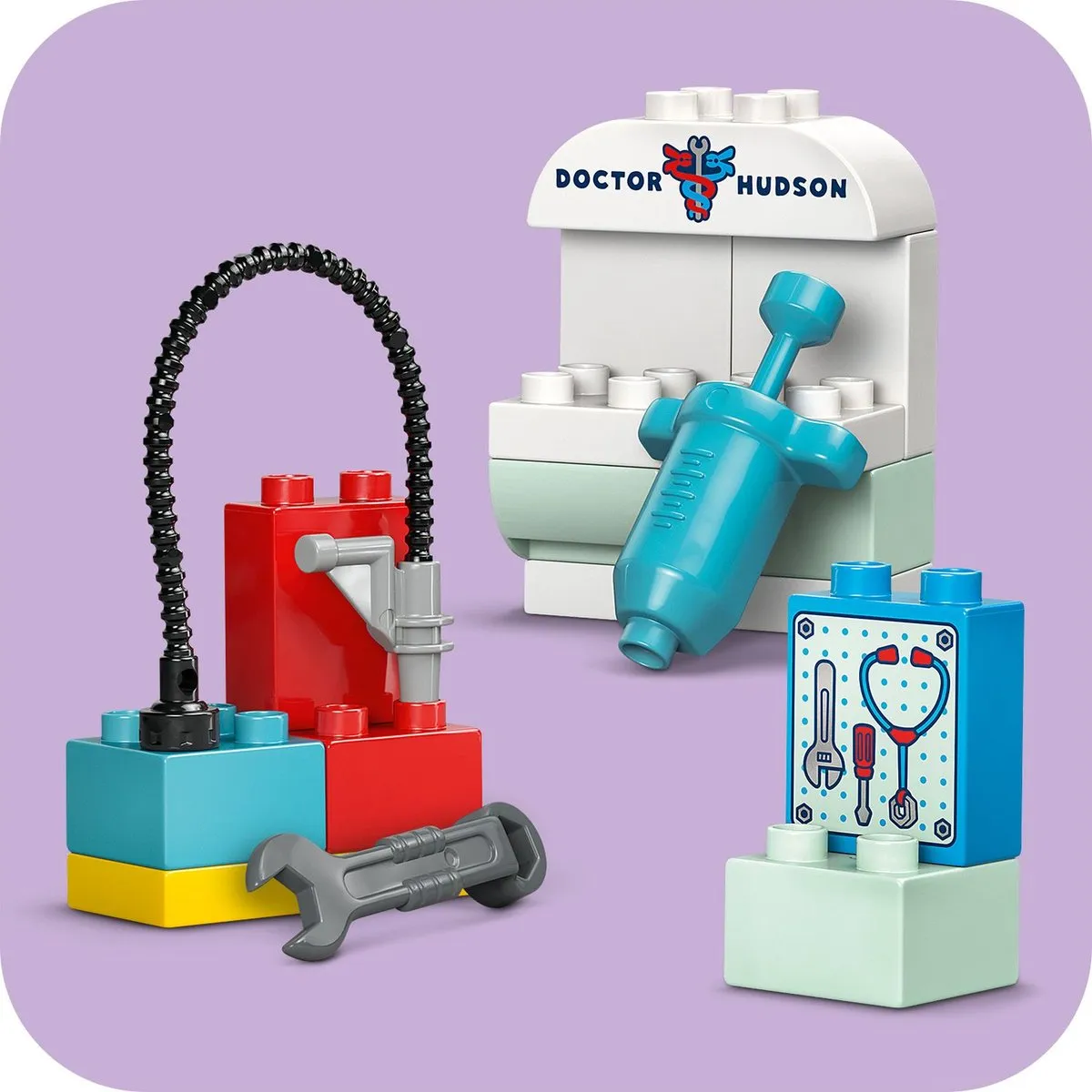LEGO DUPLO Disney Pixar Cars McQueen Bezoek aan Docs Garage 10456 - 35 Stukken - Multicolor