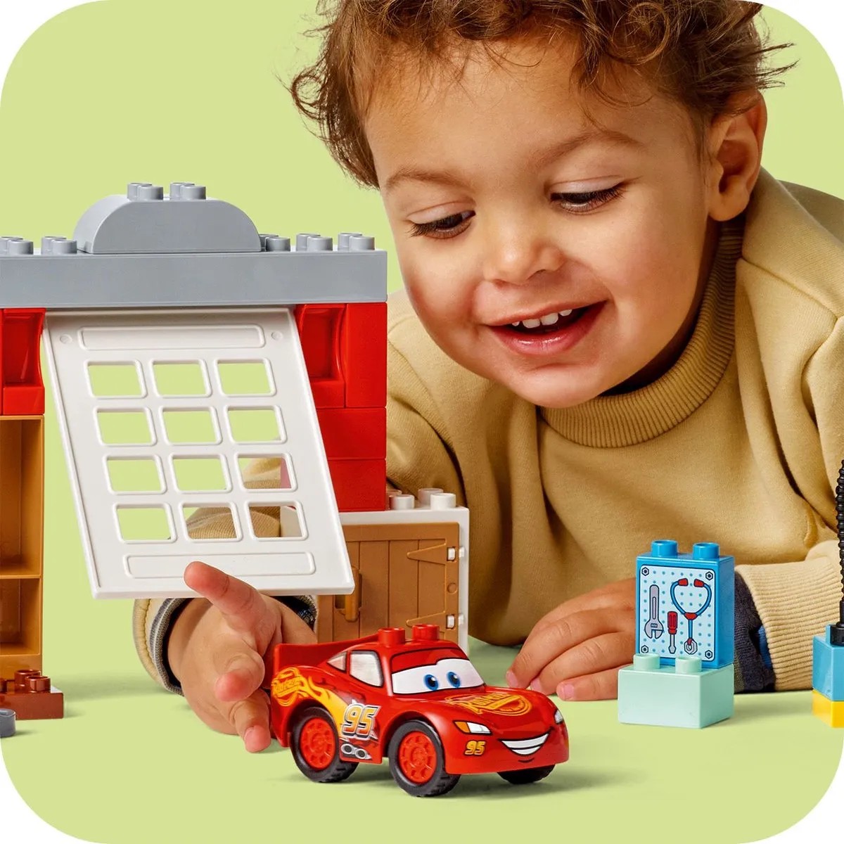LEGO DUPLO Disney Pixar Cars McQueen Bezoek aan Docs Garage 10456 - 35 Stukken - Multicolor
