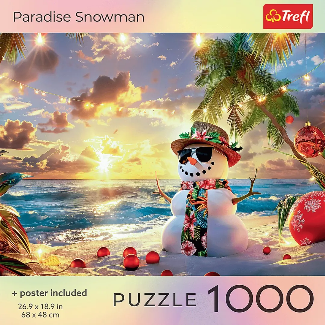 Trefl Paradise Snowman Legpuzzel 1000 Stuks