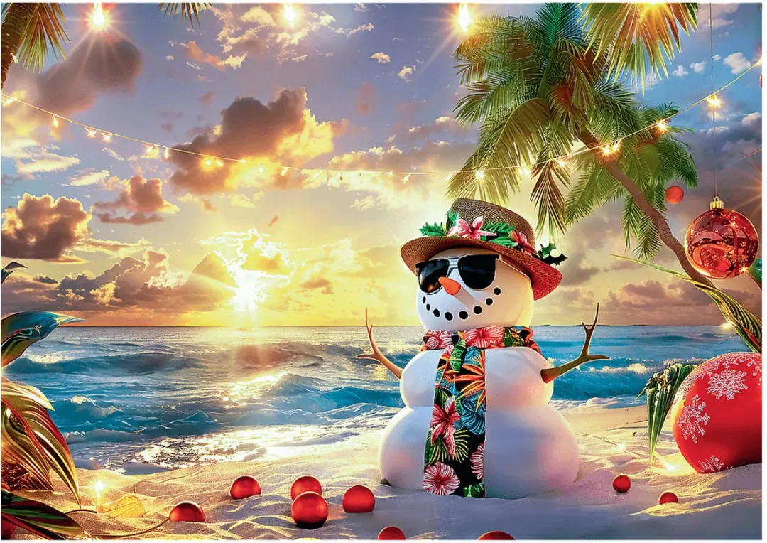 Trefl Paradise Snowman Legpuzzel 1000 Stuks - Multicolor