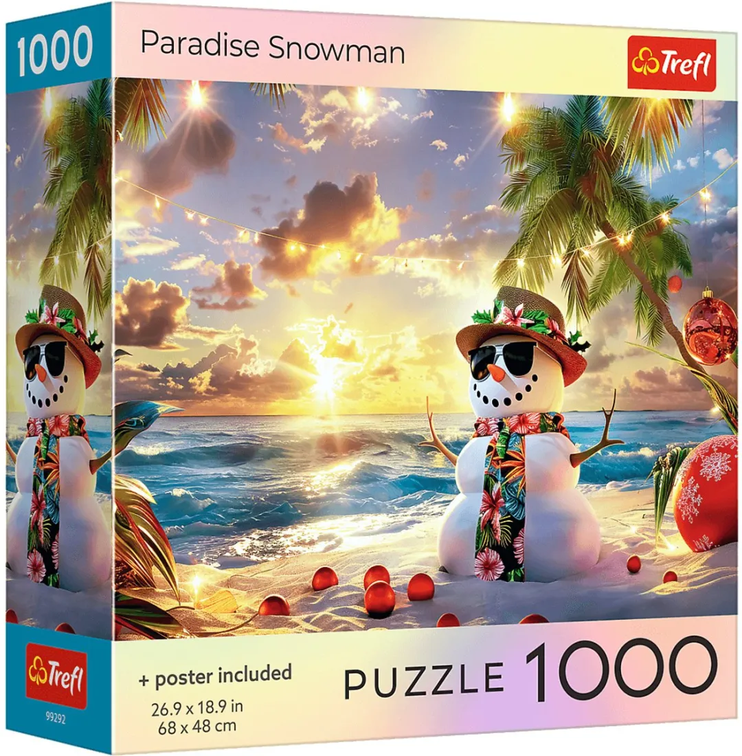 Trefl Paradise Snowman Legpuzzel 1000 Stuks - Multicolor