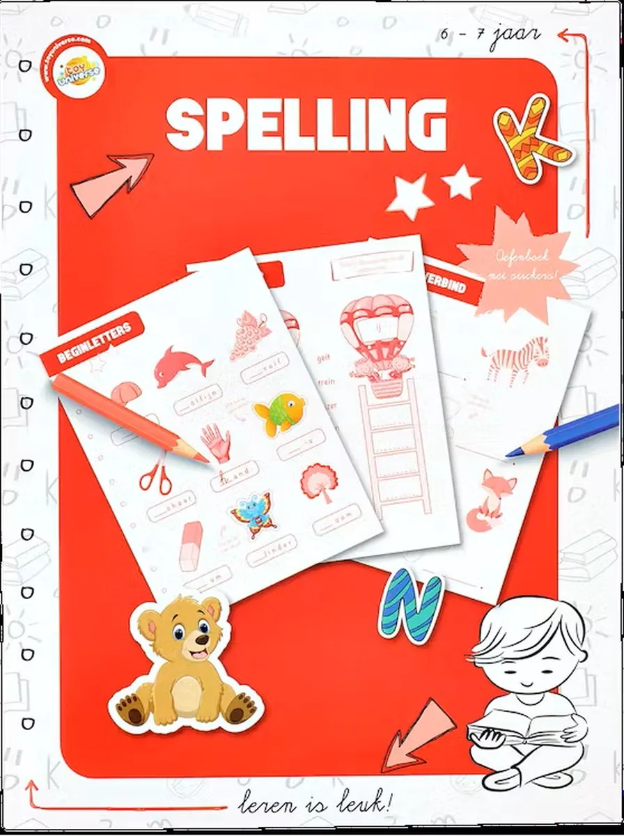 Toy Universe Spelling Oefenen Stickerboek 20231115
