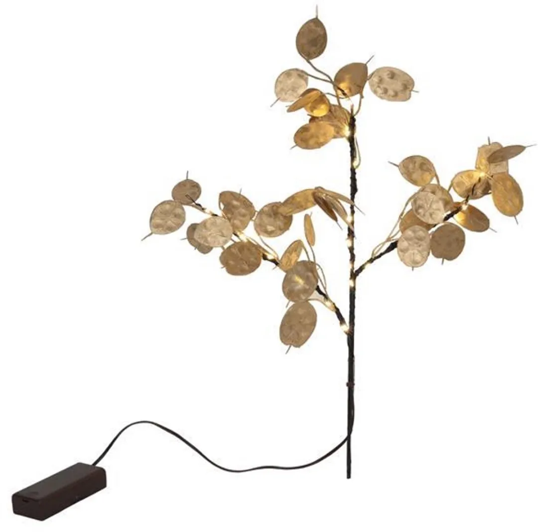 Svenska Living Coin Leaf LED Kunsttak 20 Lampjes 40cm
