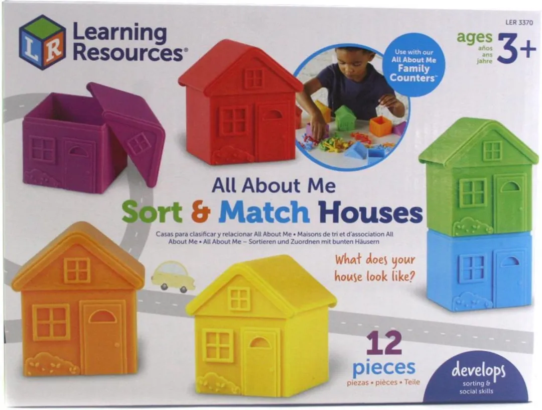 Learning Resources All About Me Huizen Sorteerspel - Multicolor