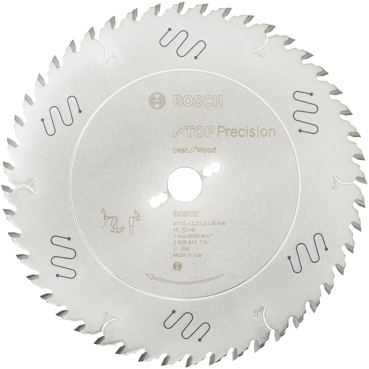 Bosch Professional Cirkelzaagblad Top Precision 315mm