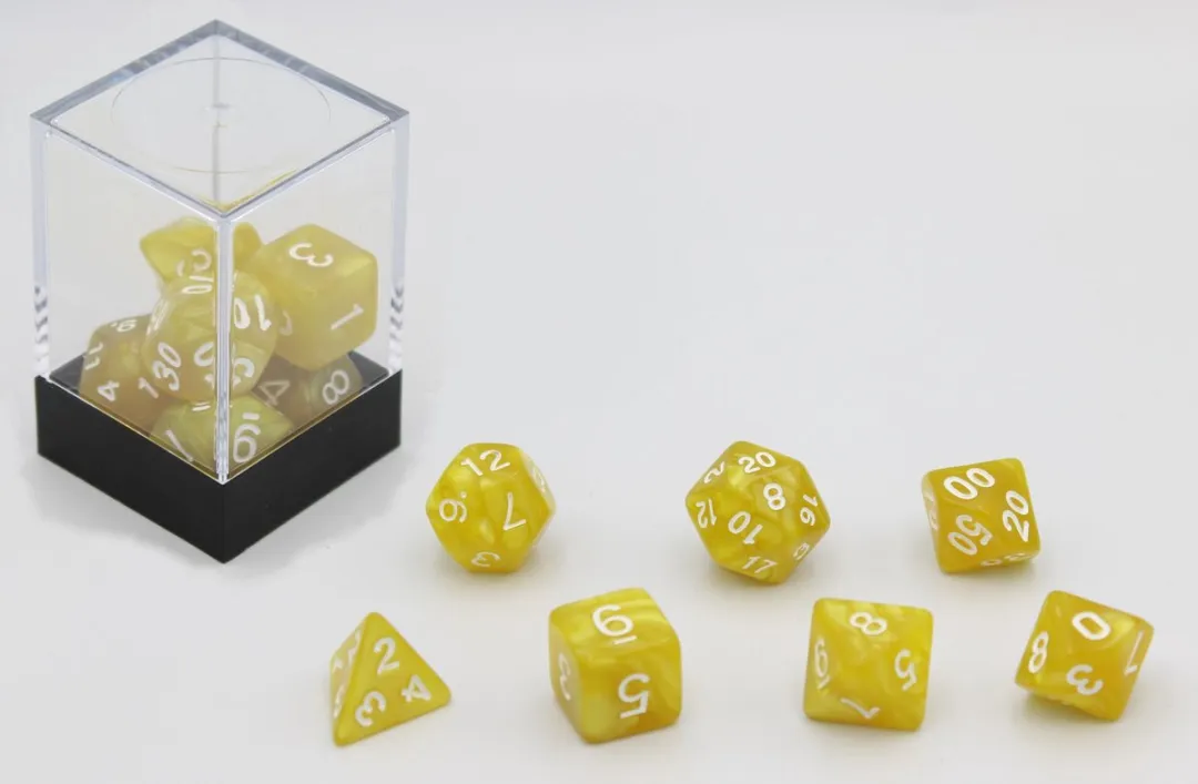 HOT Games D&D Pareldobbelstenen Set 7 Stuks - Multicolor