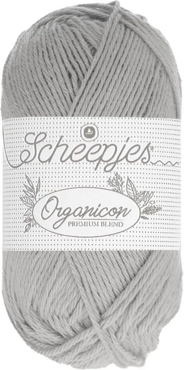 Scheepjes Organicon 50g - 203 Frosted Silver