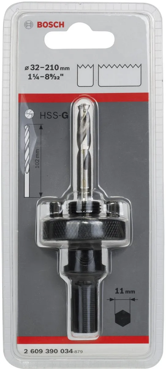 Bosch Zeskantadapter KW 11mm - 32-210mm