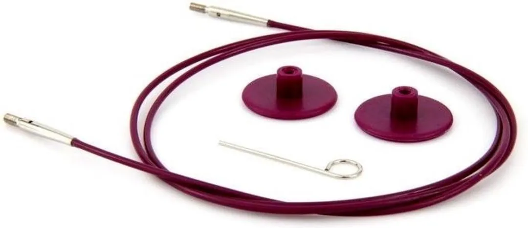 KnitPro Kabel 40cm - Zwart