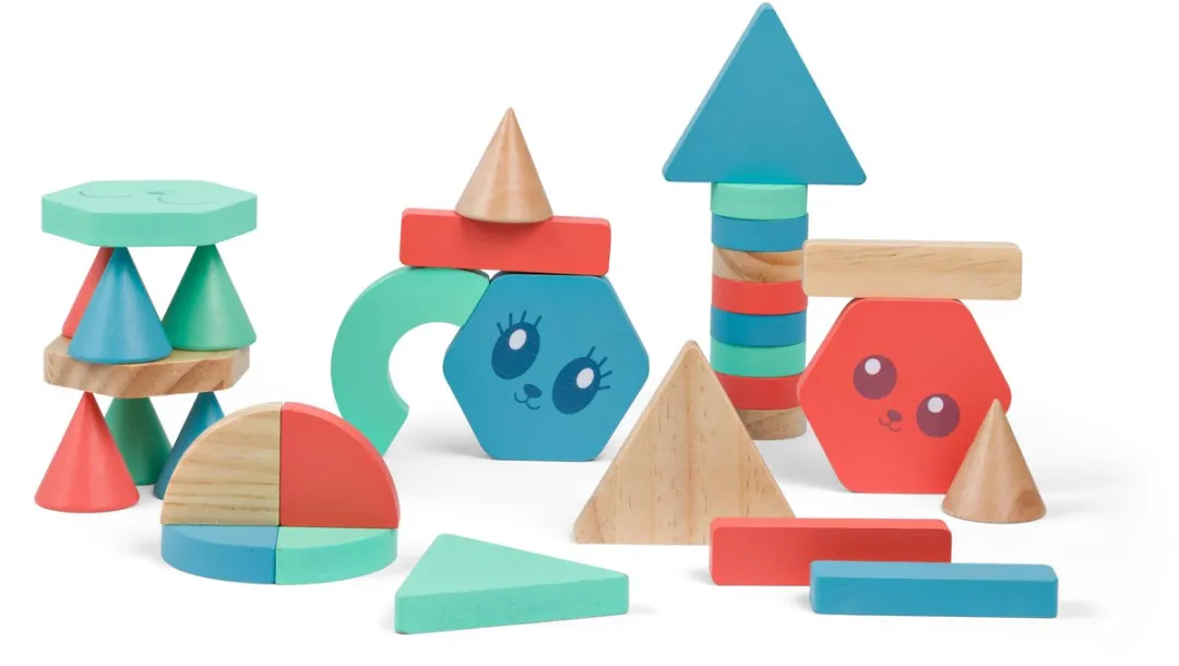 BS Toys GA521 Houten Bouwblokken
