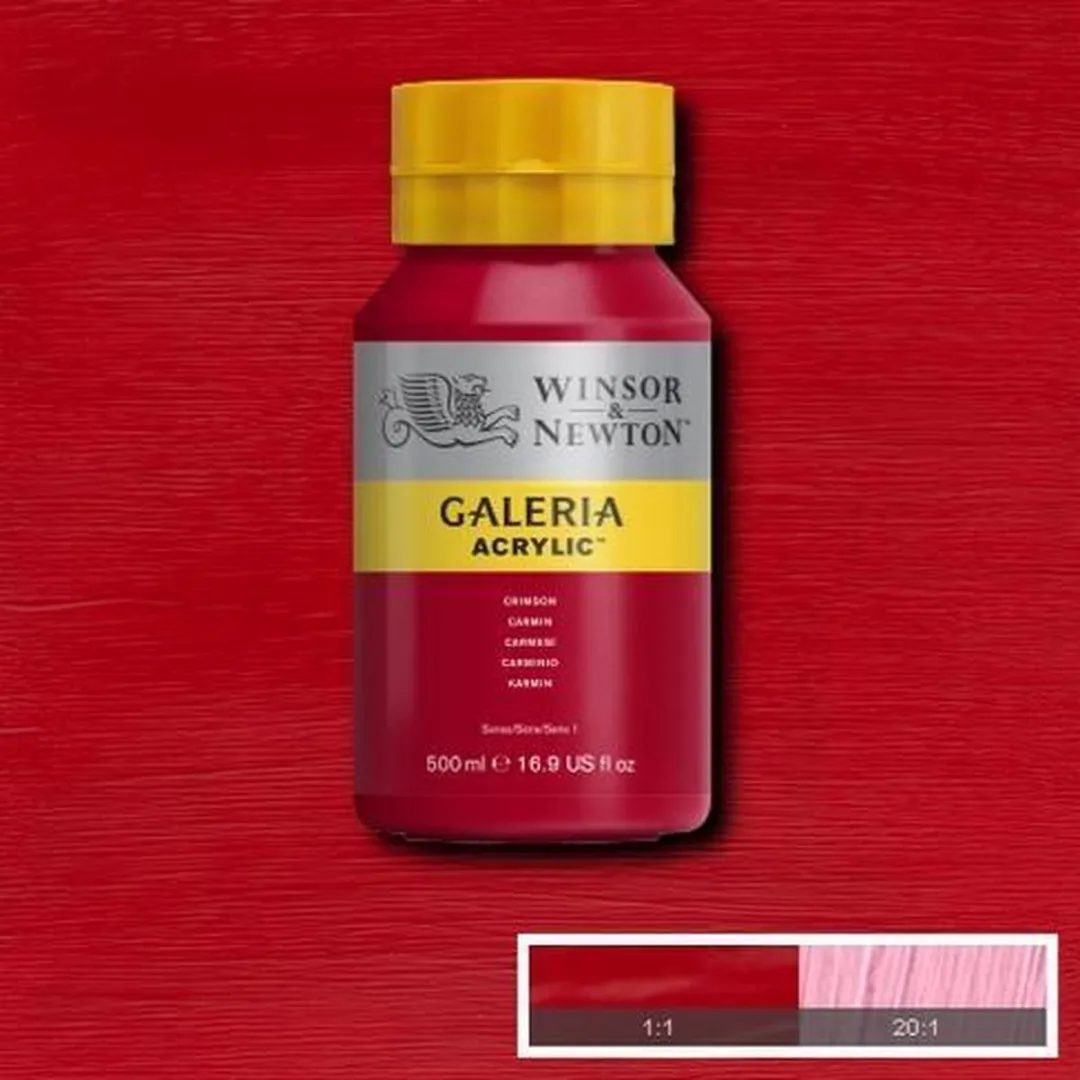 Winsor & Newton Galeria Acryl 500ml Crimson