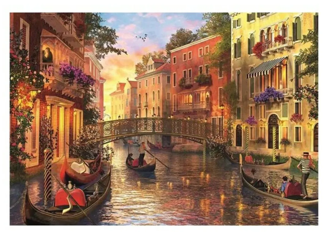 Educa Sunset in Venice Puzzle 1500 Stuks - Meerkleurig
