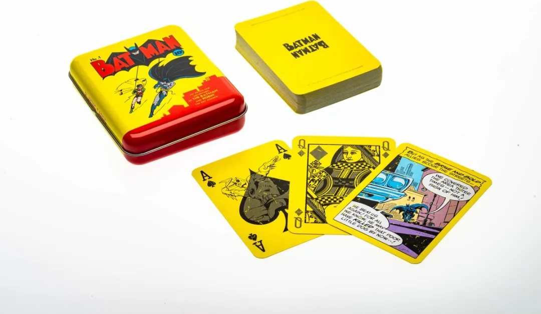 Cartamundi DC Comics Batman Speelkaarten In Blik - 56-delig