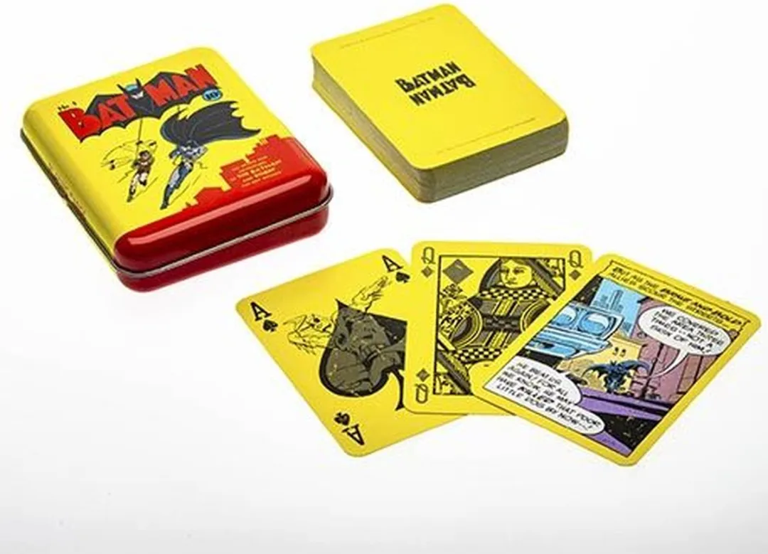 Cartamundi DC Comics Batman Speelkaarten In Blik - 56-delig