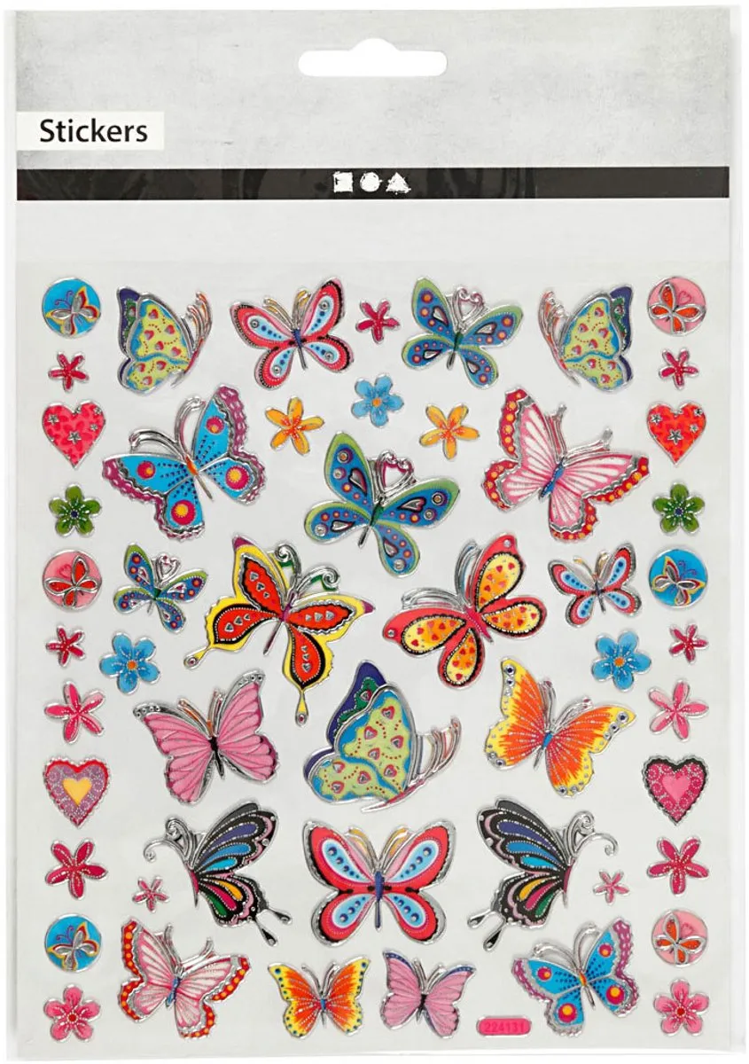 Creativ Company Bloemen & Vlinders Stickers