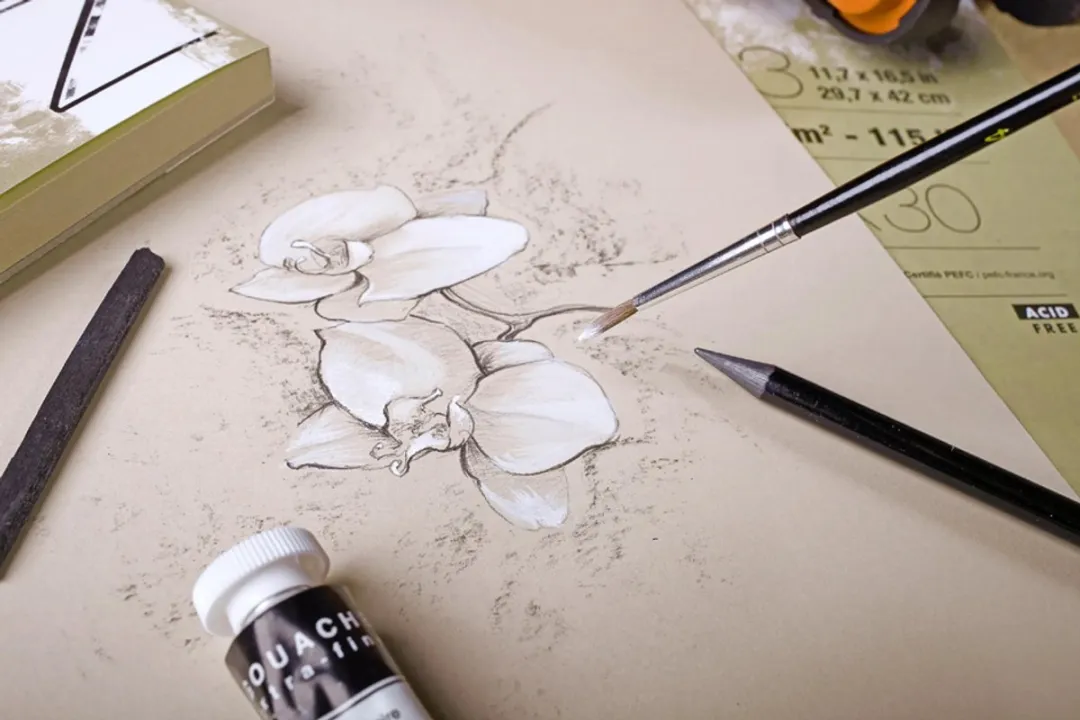 Clairefontaine Paint On Multi-Techniques A3 Papier - 30 Vel - 250g/m²