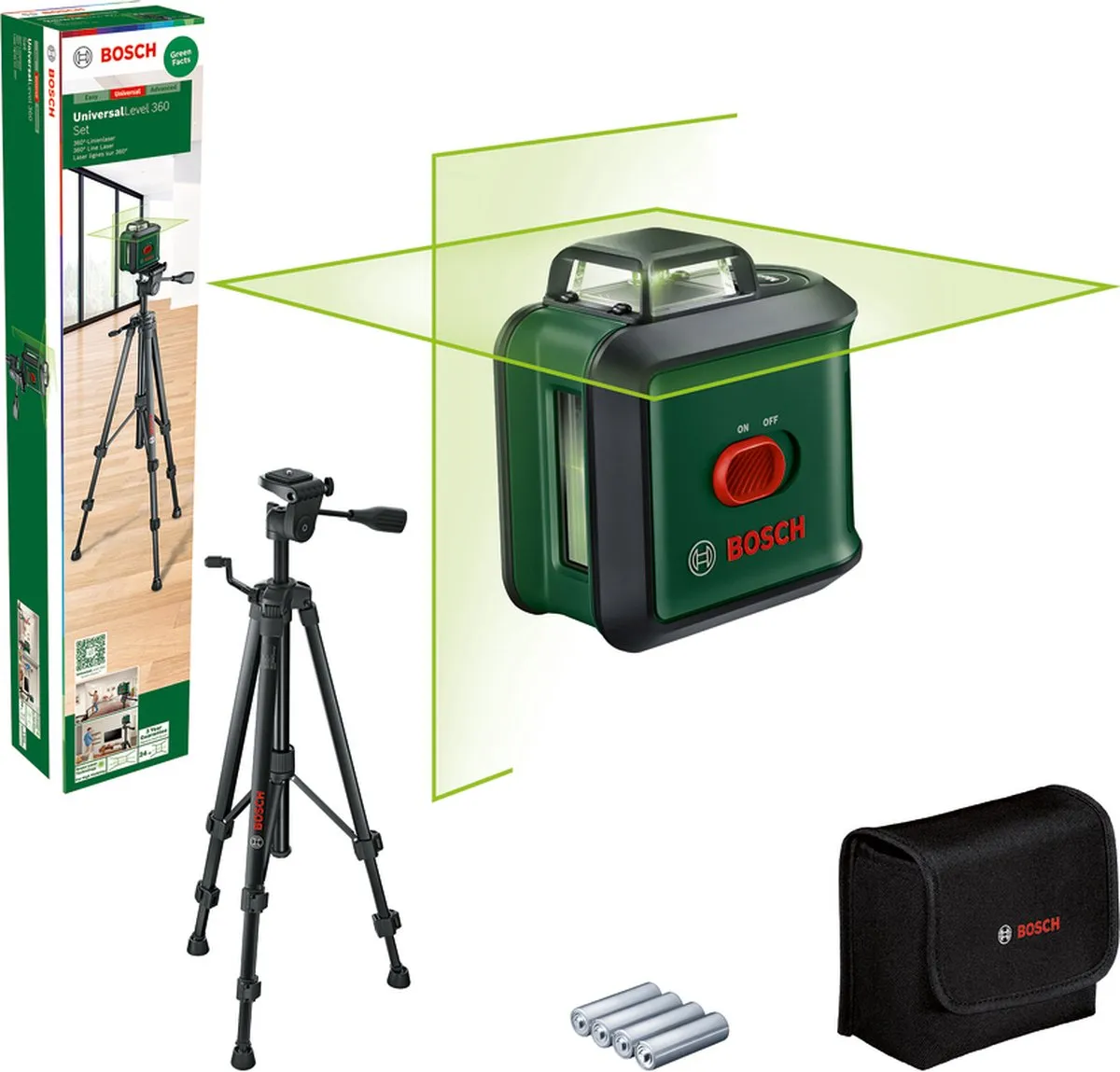 Bosch UniversalLevel 360 Set 0603663E06 360° Kruislijnlaser