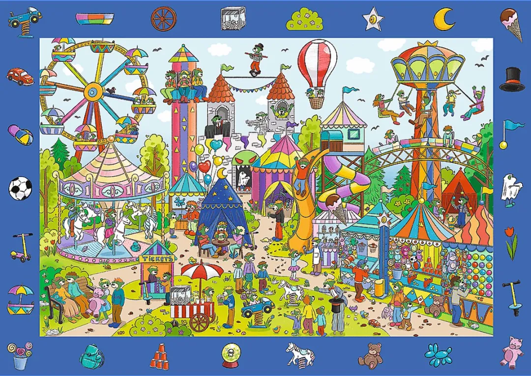 Trefl Observation Spy Guy Puzzel 100 Stukjes - Multicolor
