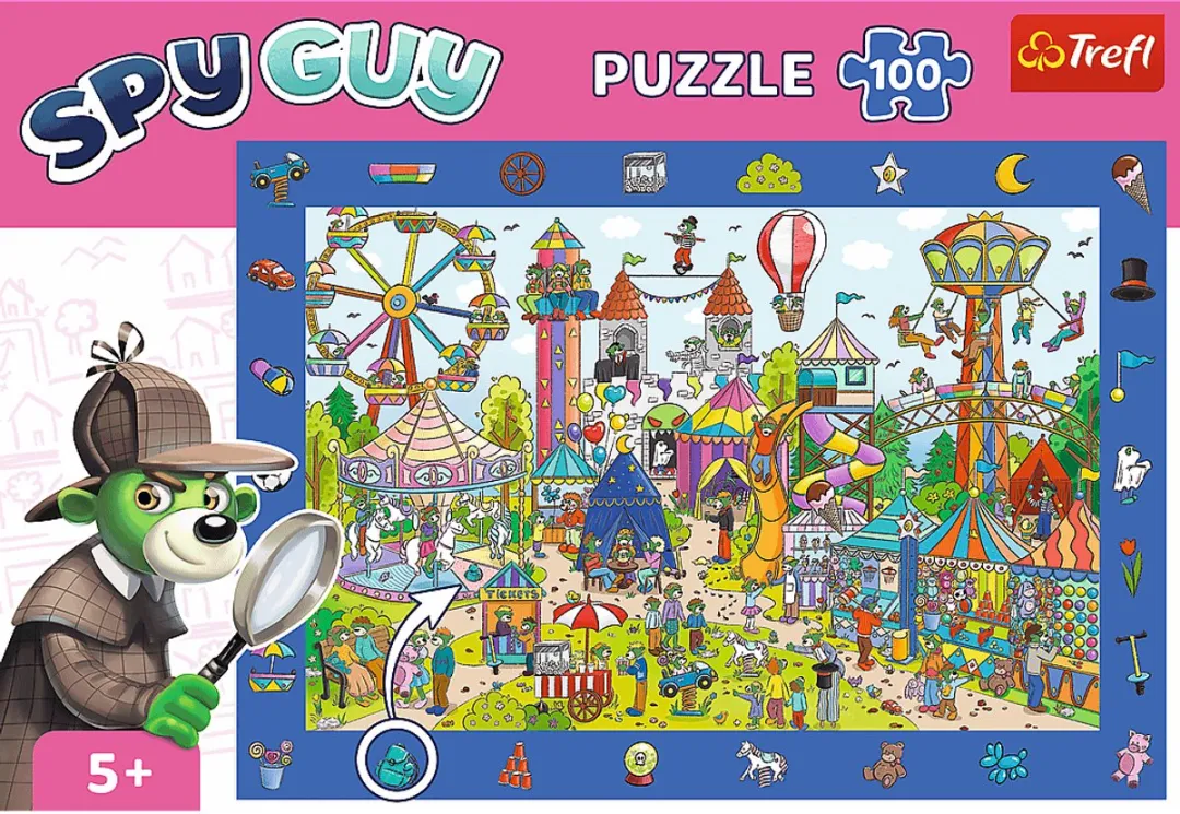 Trefl Observation Spy Guy Puzzel 100 Stukjes - Multicolor