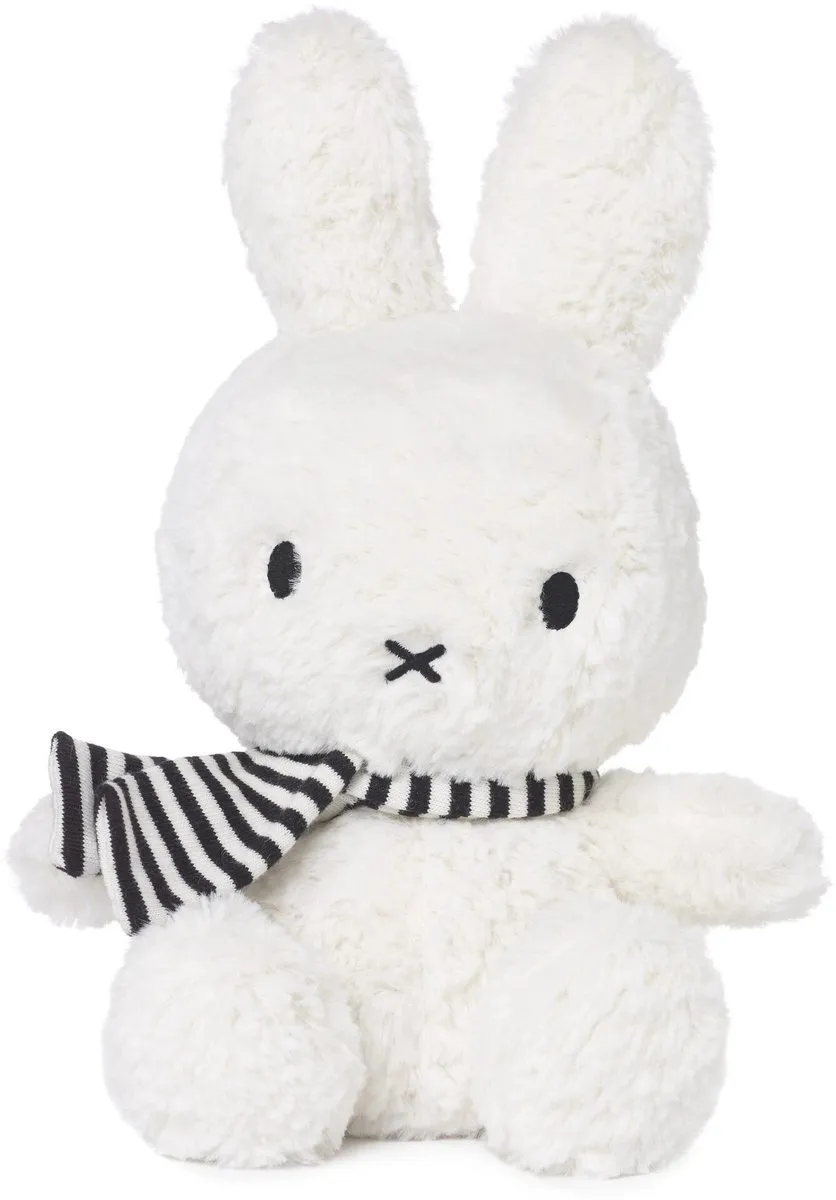 Nijntje zittend met Sjaal - Knuffel - 23 cm - Wit