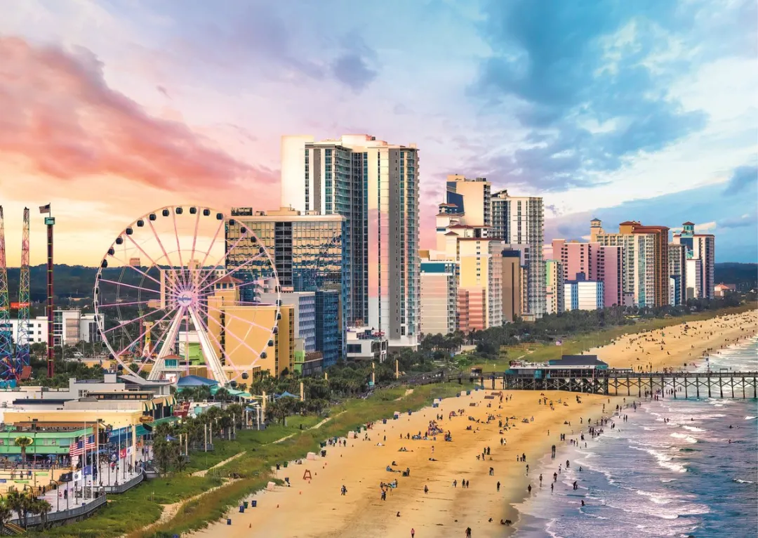 Trefl Puzzle Myrtle Beach 1000 Stuks - Multicolor