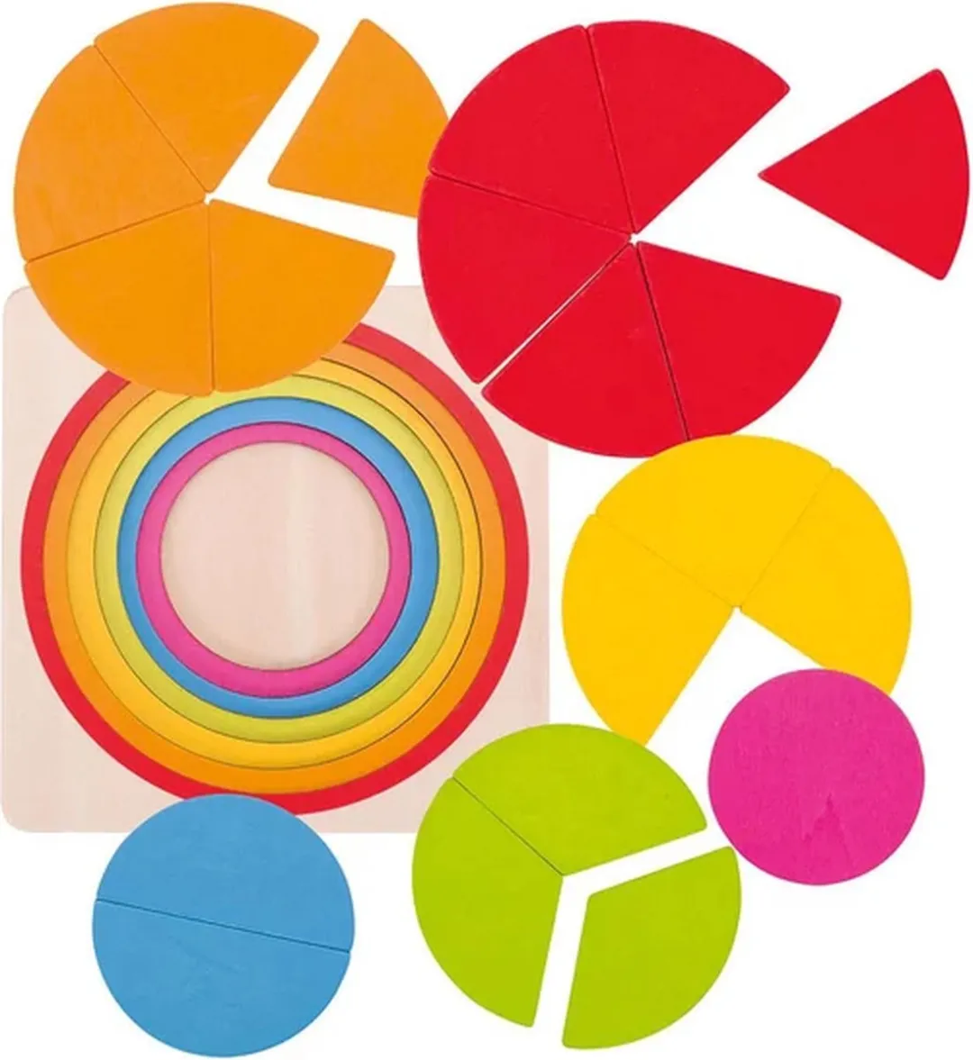 Goki Circle Puzzle 57737 - Multicolor