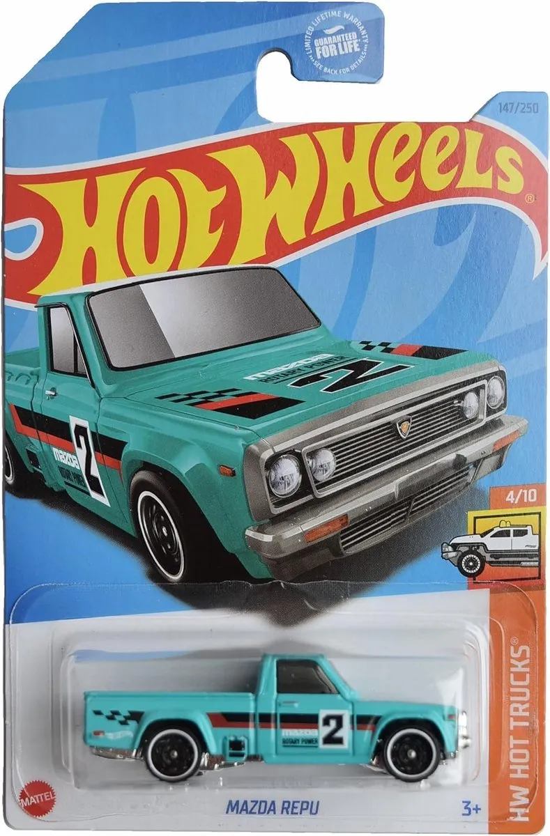 Hot Wheels Mazda RX-7 Green HW Hot Trucks 1:64