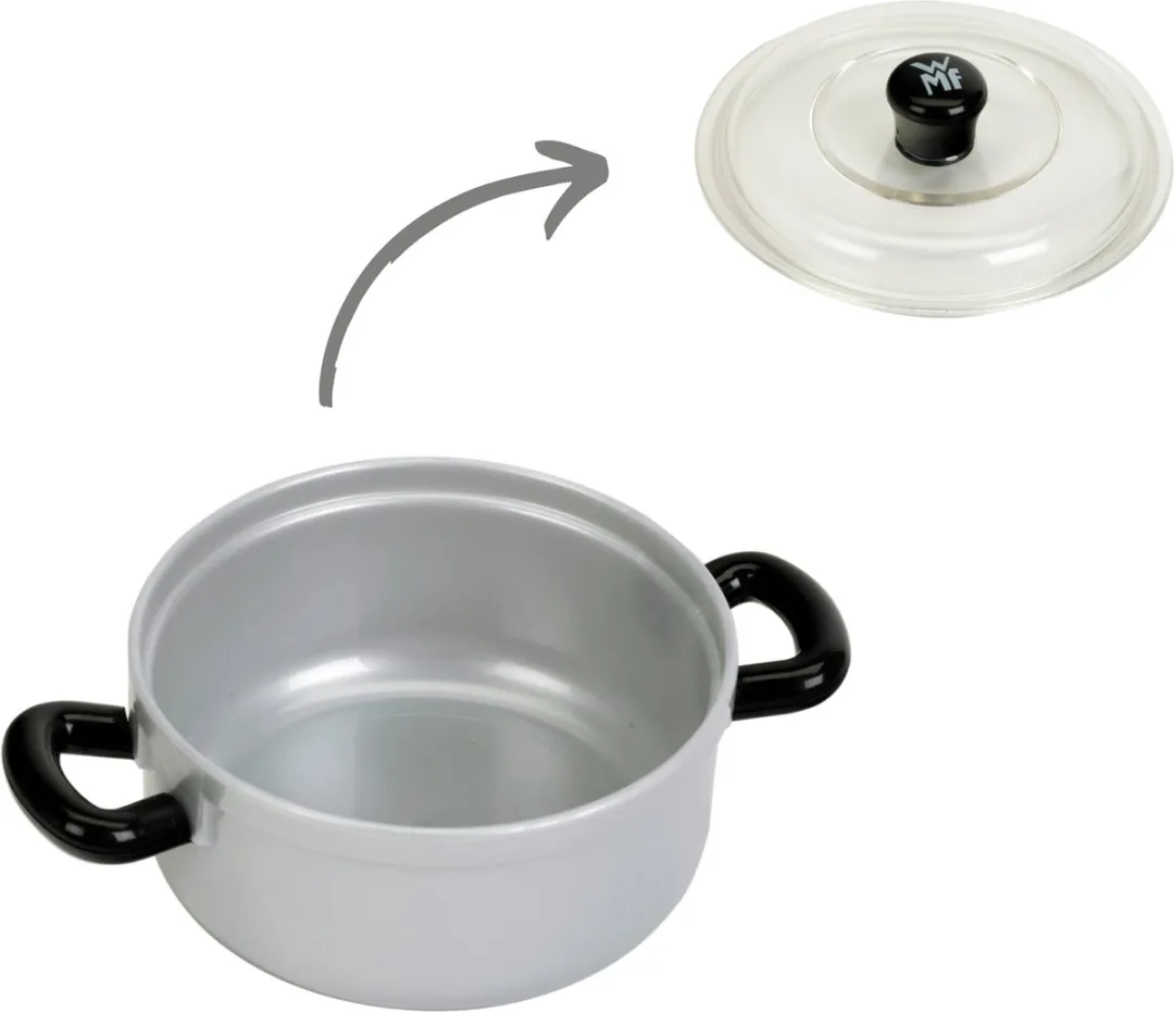 Klein Toys WMF 3-delige pannenset - Grijs/Zwart