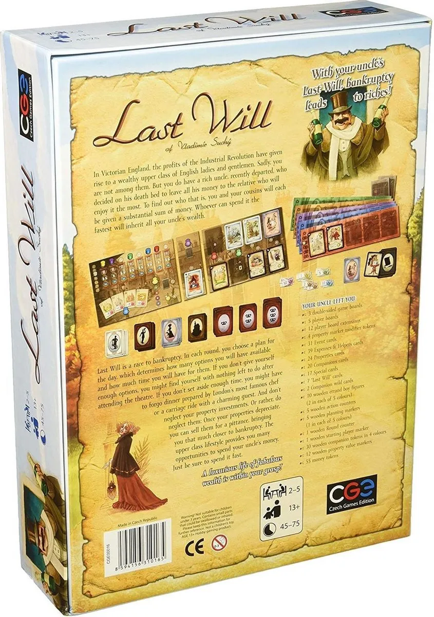 Czech Games Edition Gezelschapsspel Last Will (en)