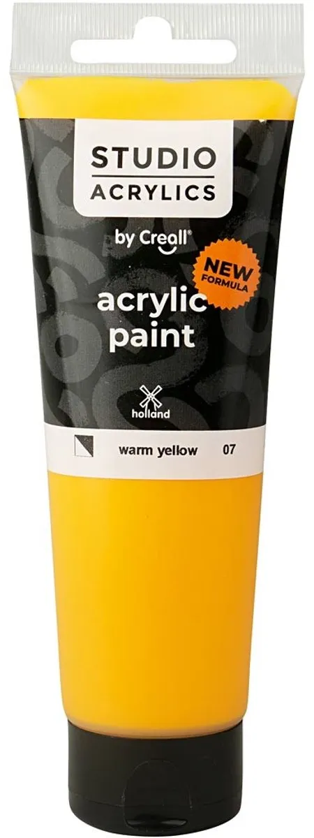 Creativ Company Creall Studio Acrylverf Warm Geel 120ml