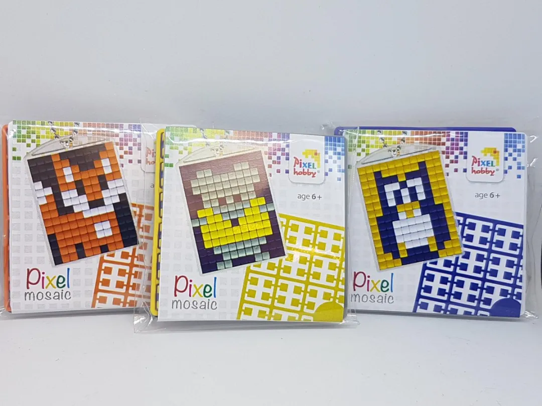 Pixelhobby Medaillons Vos-Muis-Uil Multicolor