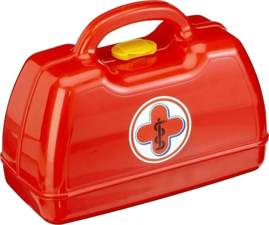 Klein Toys Artsenkoffer - Doktersset met Instrumenten - 24x11x19cm - Rood - afbeelding 6 van 6