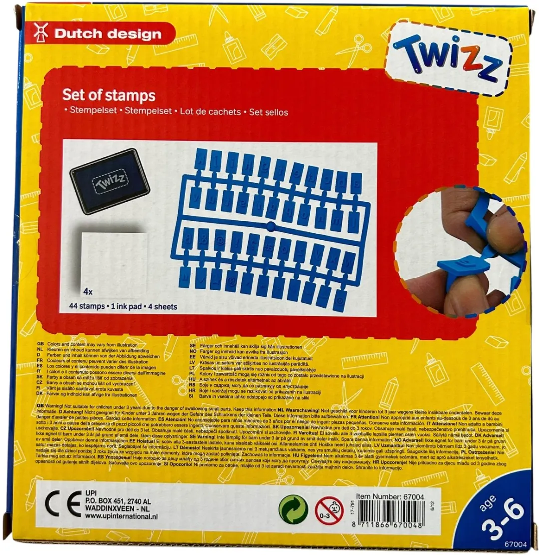 Johntoy Twizz Stempelset - Multicolor