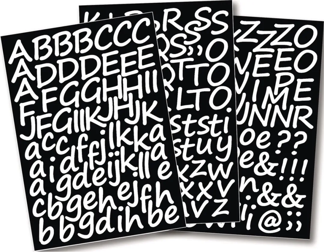 Rayher Alfabet Stickers A-Z Wit