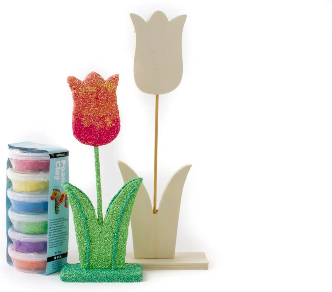 Foam Clay Tulpen Knutselpakket