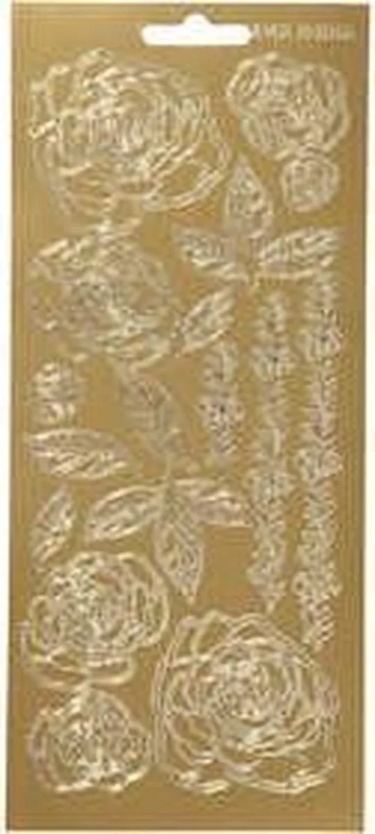Creativ Company Rozen Bloemen Stickers Goud