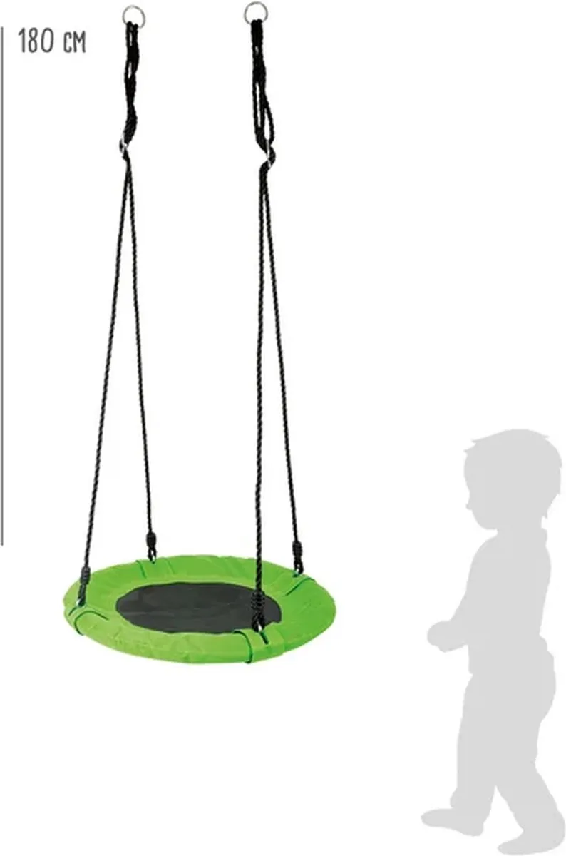 Small Foot Nestschommel Groen 62cm