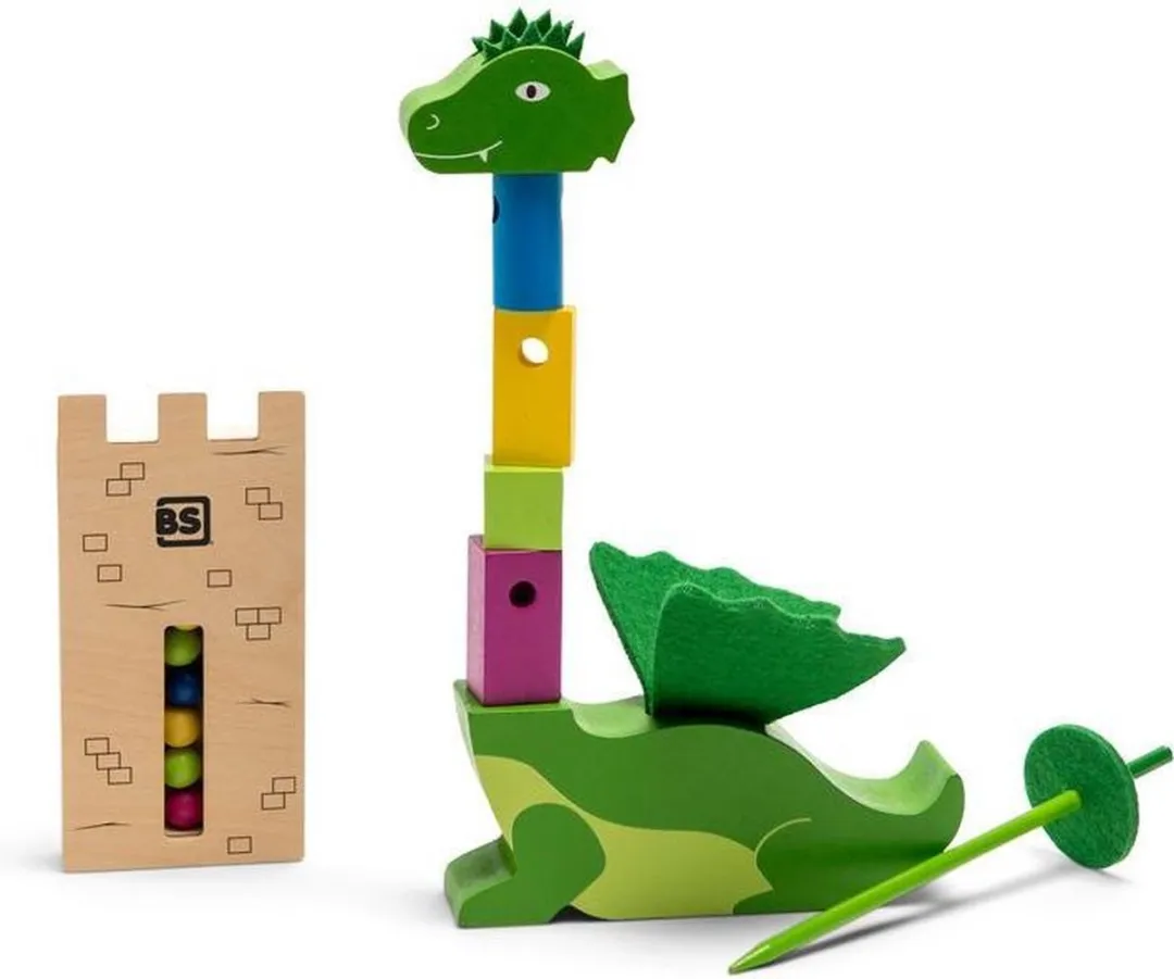 BS Toys Draak Steken GA406 Stapelspel - 4 Spelers