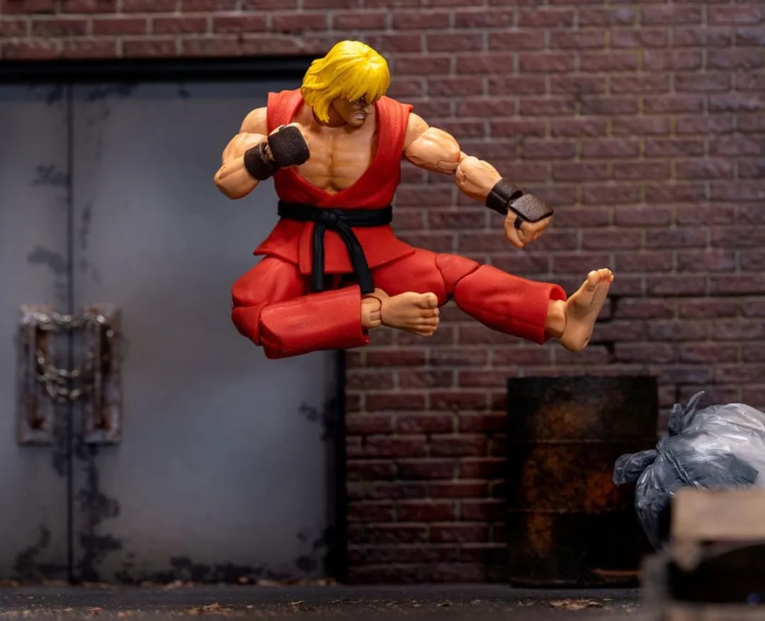 Jada Toys Ultra Street Fighter II Ken Action Figuur 15cm - Multi - afbeelding 6 van 6