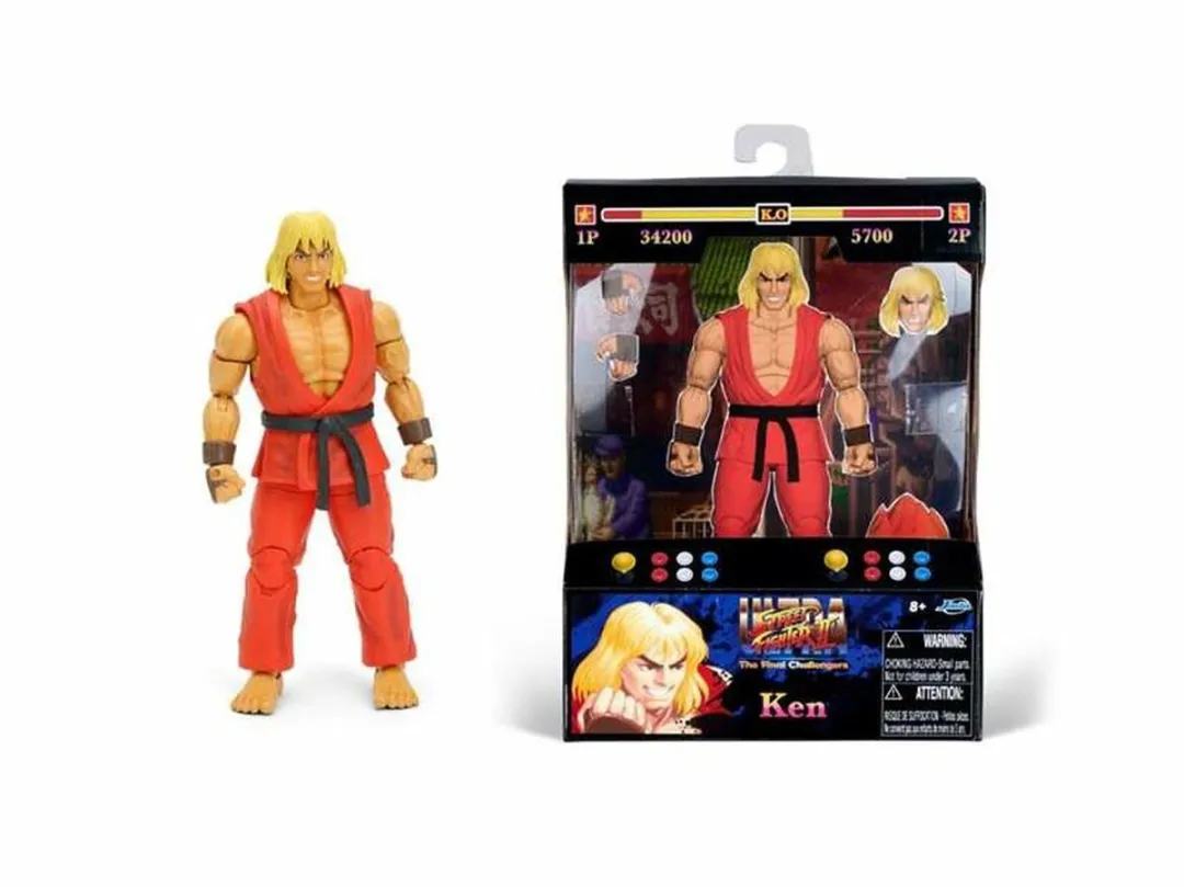 Jada Toys Ultra Street Fighter II Ken Action Figuur 15cm - Multi