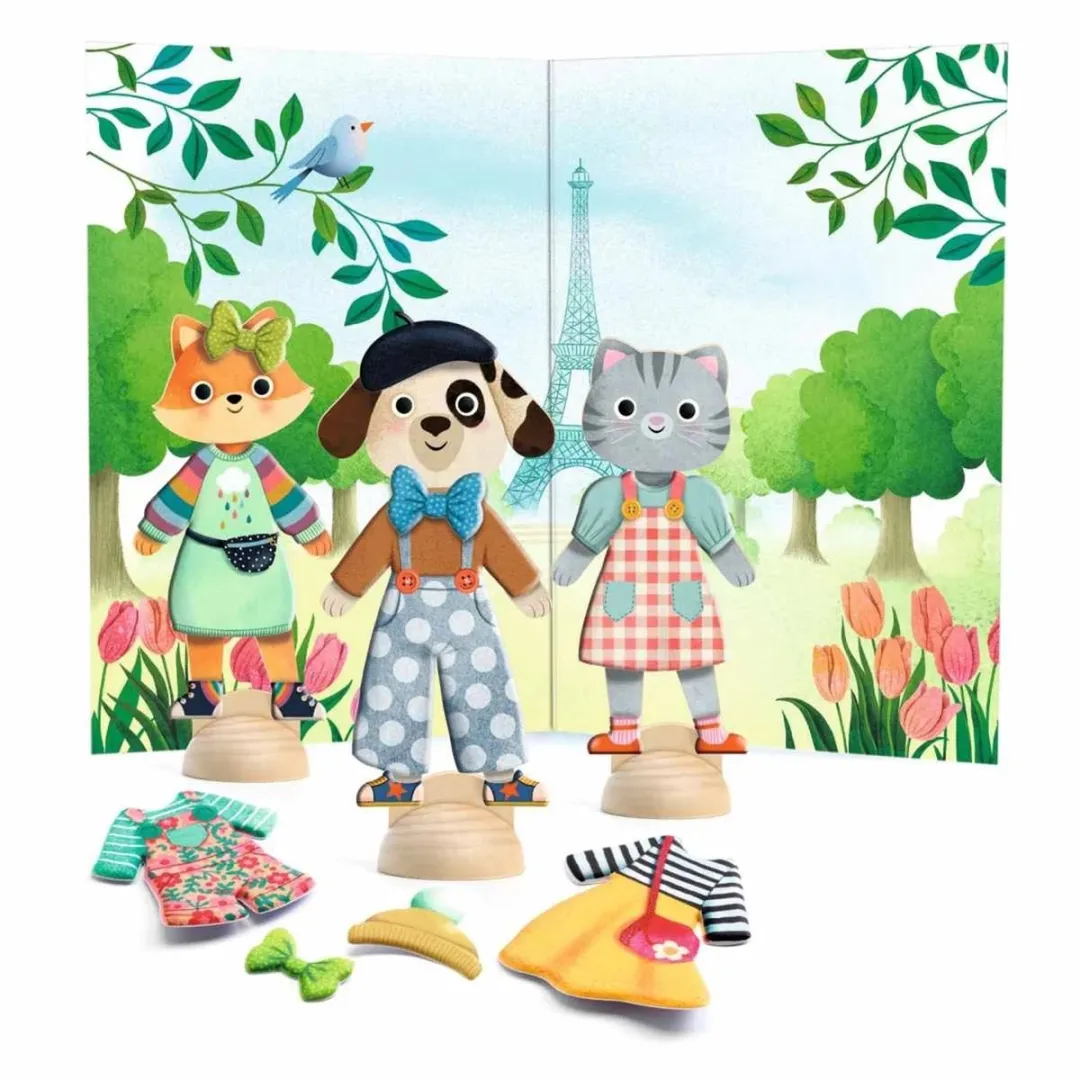 Djeco Bonjour Parijs Creatief Knutselpakket - Multicolor