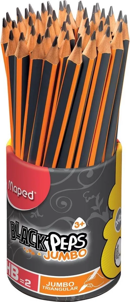 Maped Black Peps Jumbo Potlood