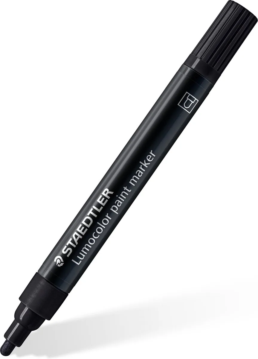 STAEDTLER Lumocolor Paint Marker Zwart