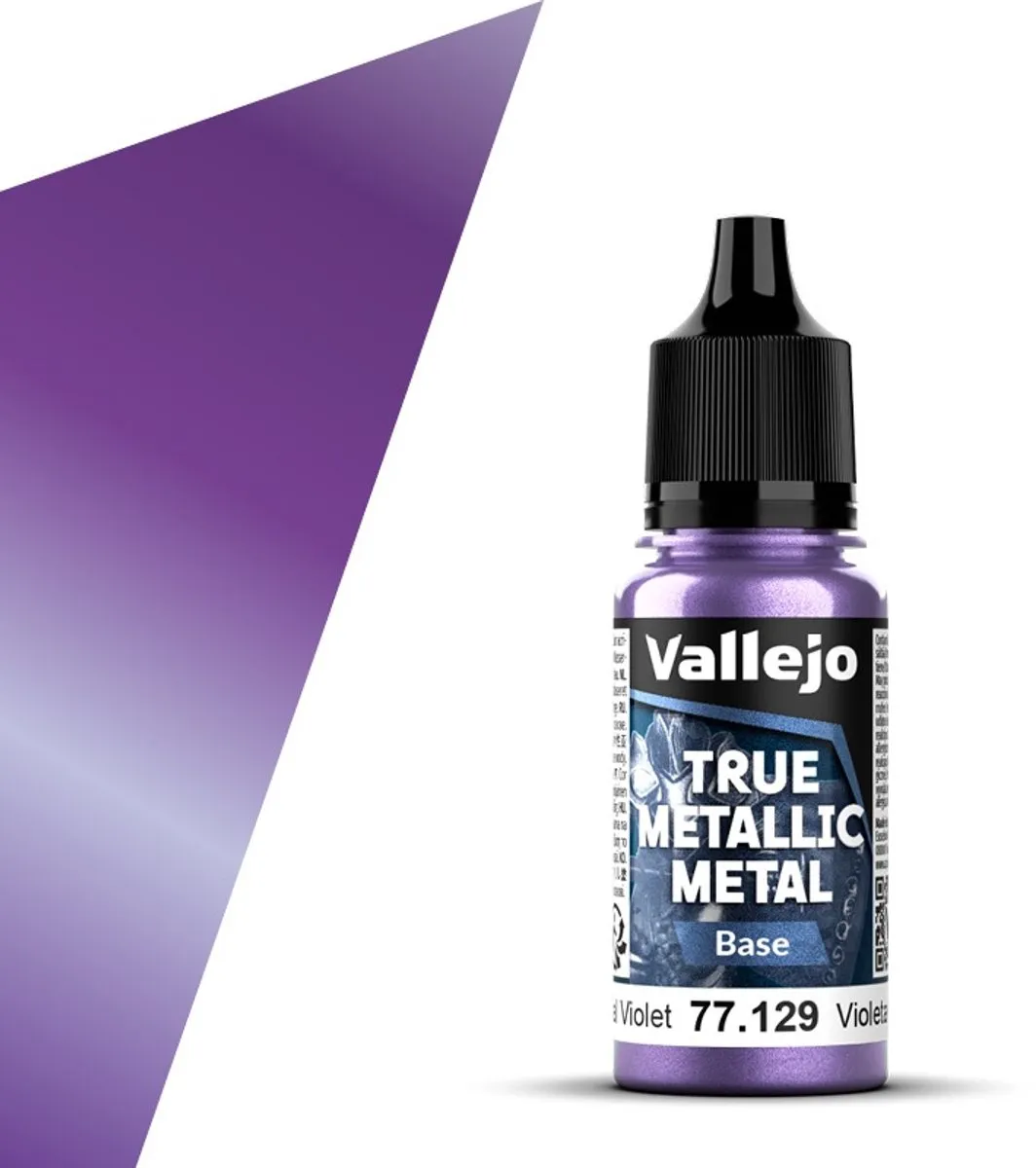 Vallejo Hobbyverf Acryl True Metallic Metal Base Hemels Violet 18ml