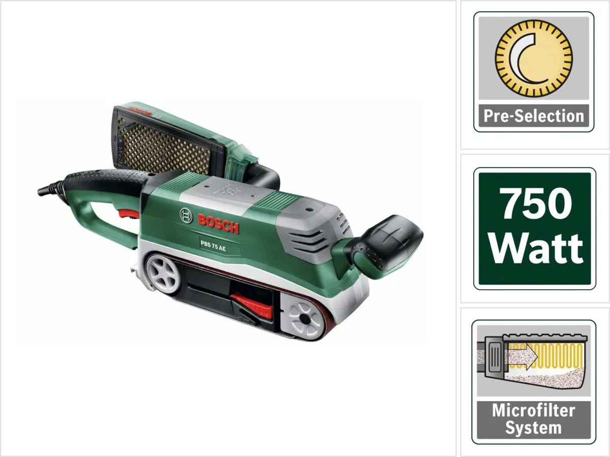 Bosch PBS 75 AE Bandschuurmachine 750W