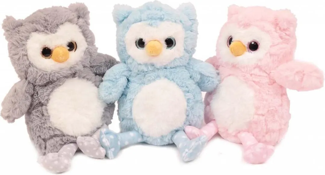 PIA Soft Toys Pluche Uil Knuffels Set