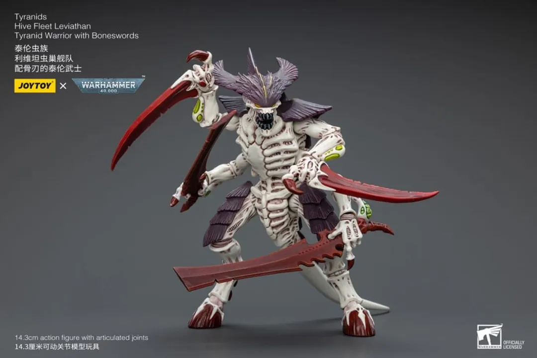 Joy Toy Warhammer 40k Tyranid Warrior JT7004 - 1/18 - 12cm - Multi - afbeelding 6 van 6