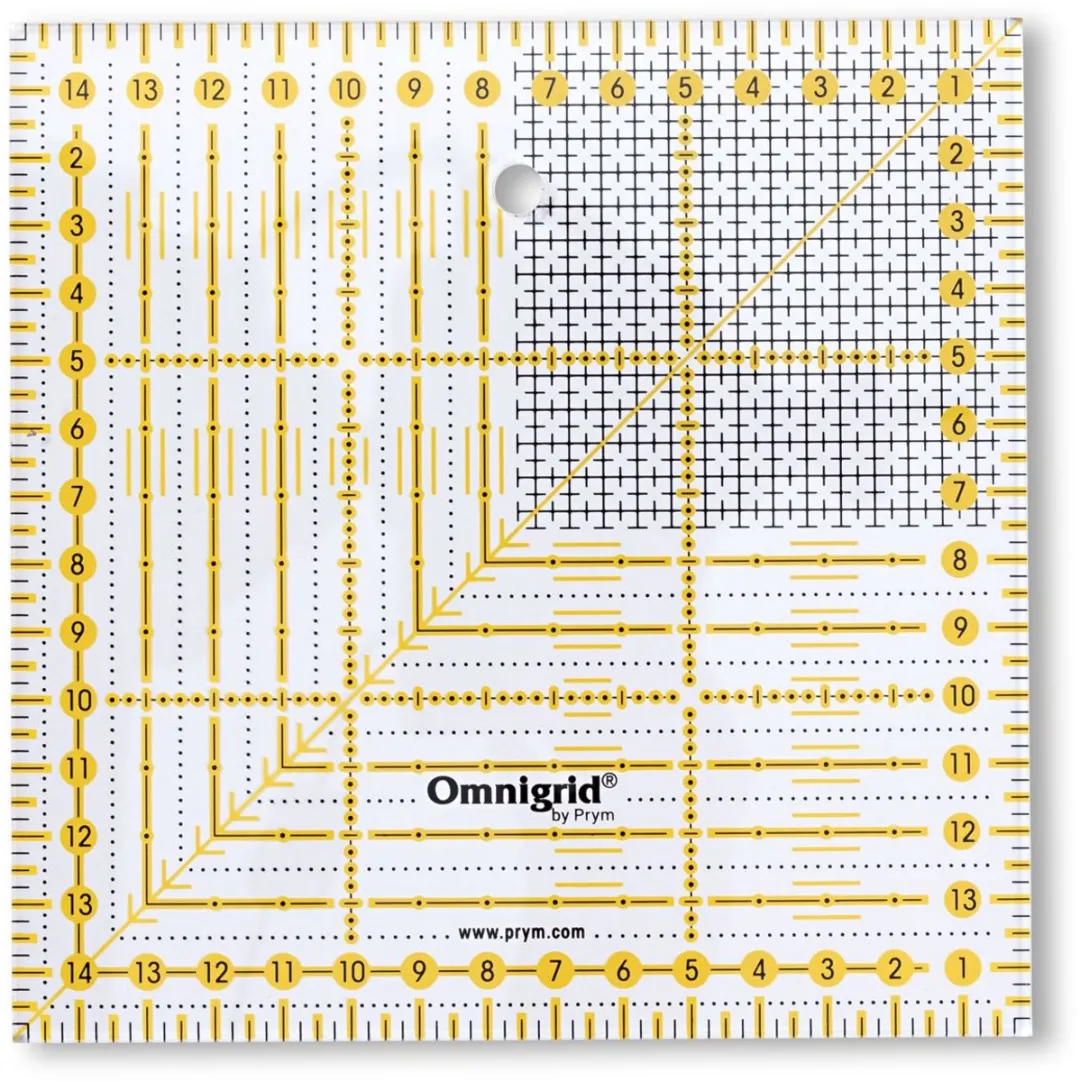 Prym Universele Liniaal Omnigrid 15x15cm