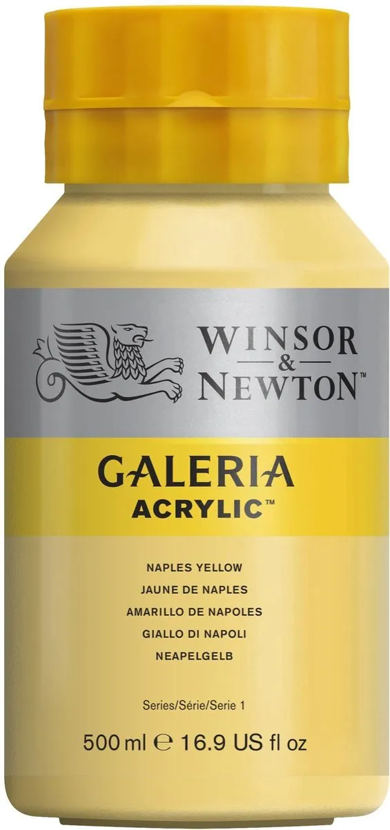 Winsor & Newton Galeria Acryl Naples Yellow 500ml
